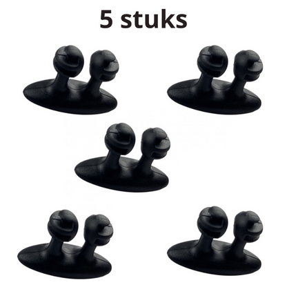 Kabelhangers 5 Stuks - Opgemaakte Oplaadkabels voor Bureau en Thuis