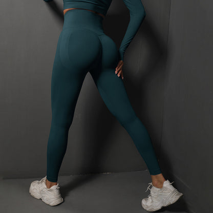 Dames Sportlegging Hoge Taille Elastisch Zwart