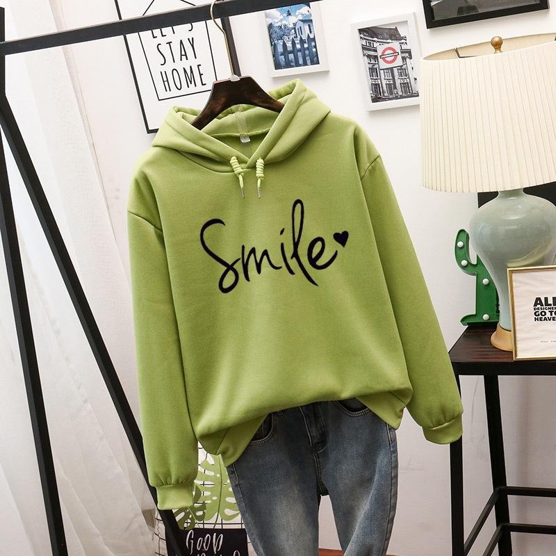 Dames Hoodie met Vrolijke Smile Print