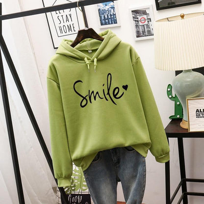 Dames Hoodie met Vrolijke Smile Print
