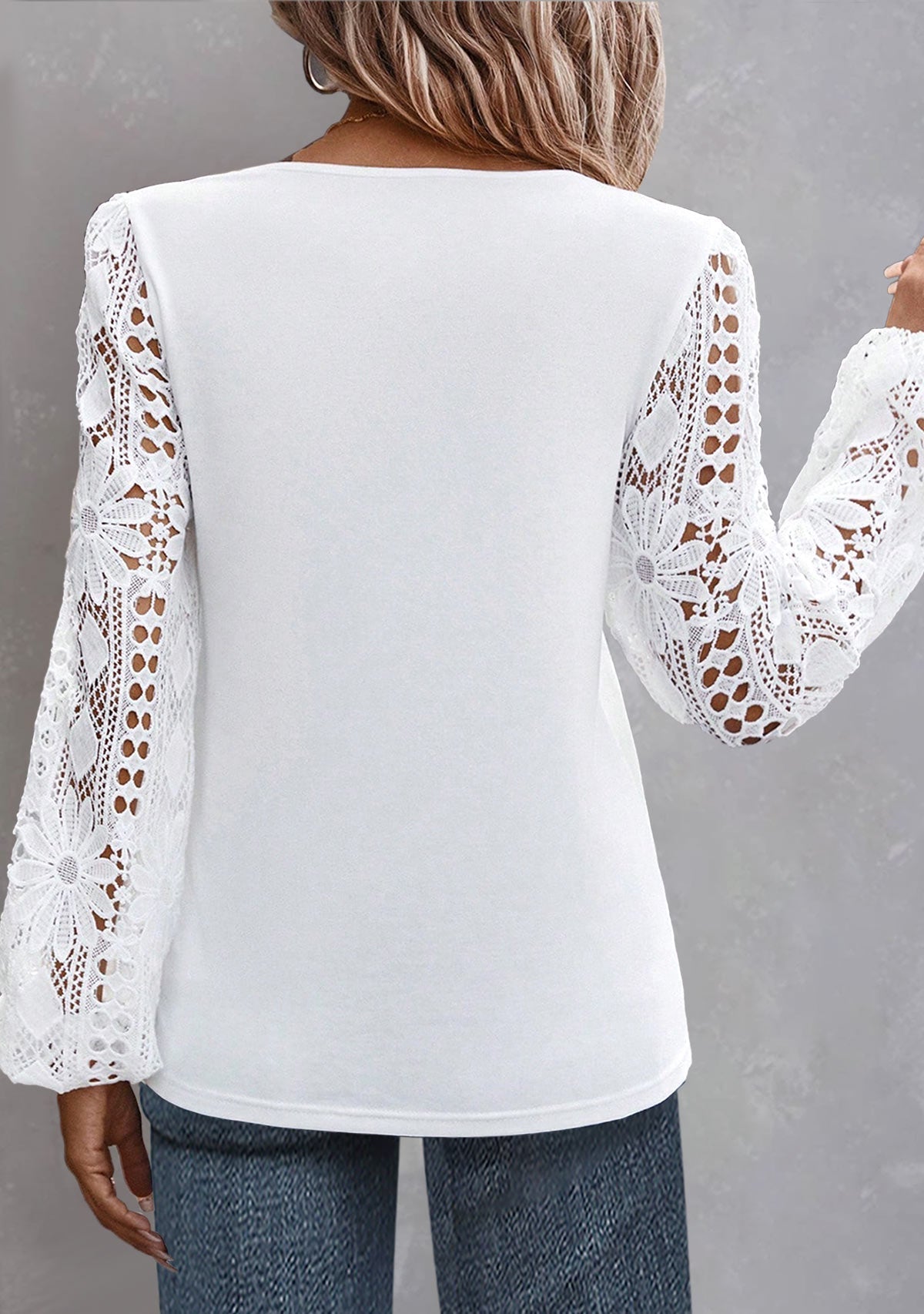 Stella Kanten Blouse voor Verfijnde Zomerse Stijl