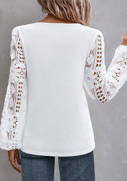 Stella Kanten Blouse voor Verfijnde Zomerse Stijl