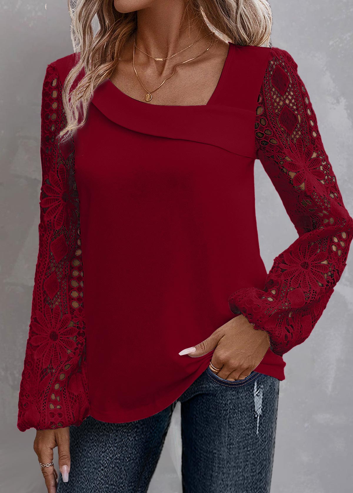 Stella Kanten Blouse voor Verfijnde Zomerse Stijl