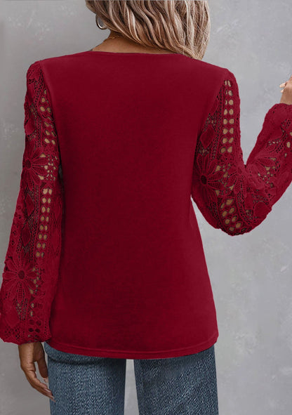 Stella Kanten Blouse voor Verfijnde Zomerse Stijl