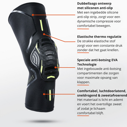 Kniebandage Shockproof voor Knieondersteuning en Pijnverlichting