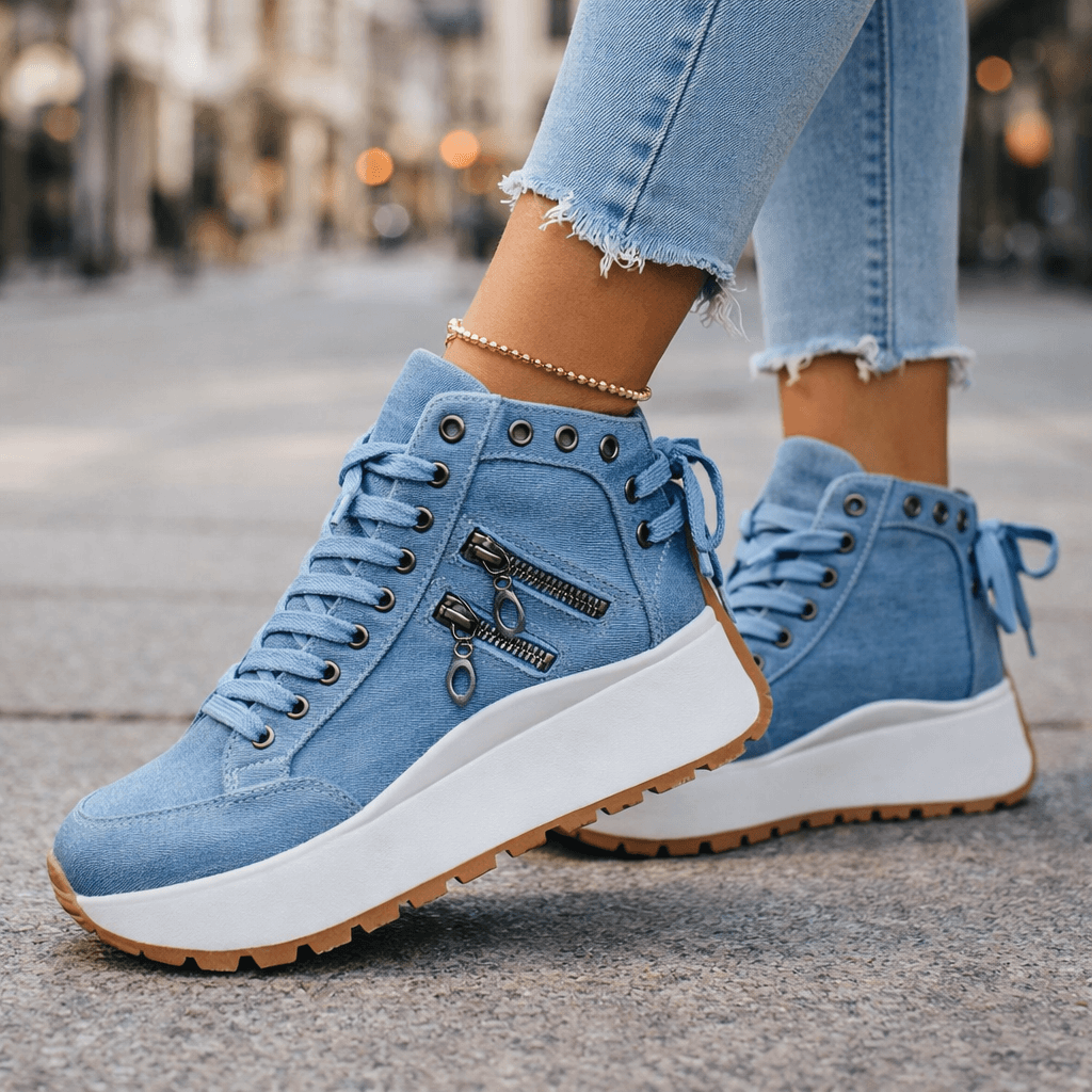 Dames Chunky Sneakers Comfortabele Pasvorm - Mode Vibes
