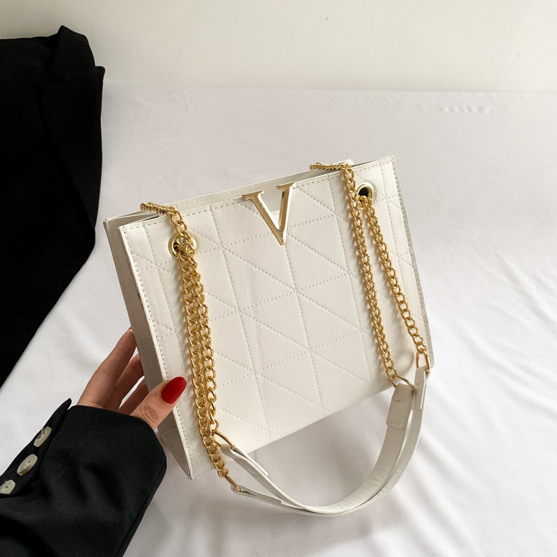 Dames Schoudertas Retro Stijl met Ketting Detail
