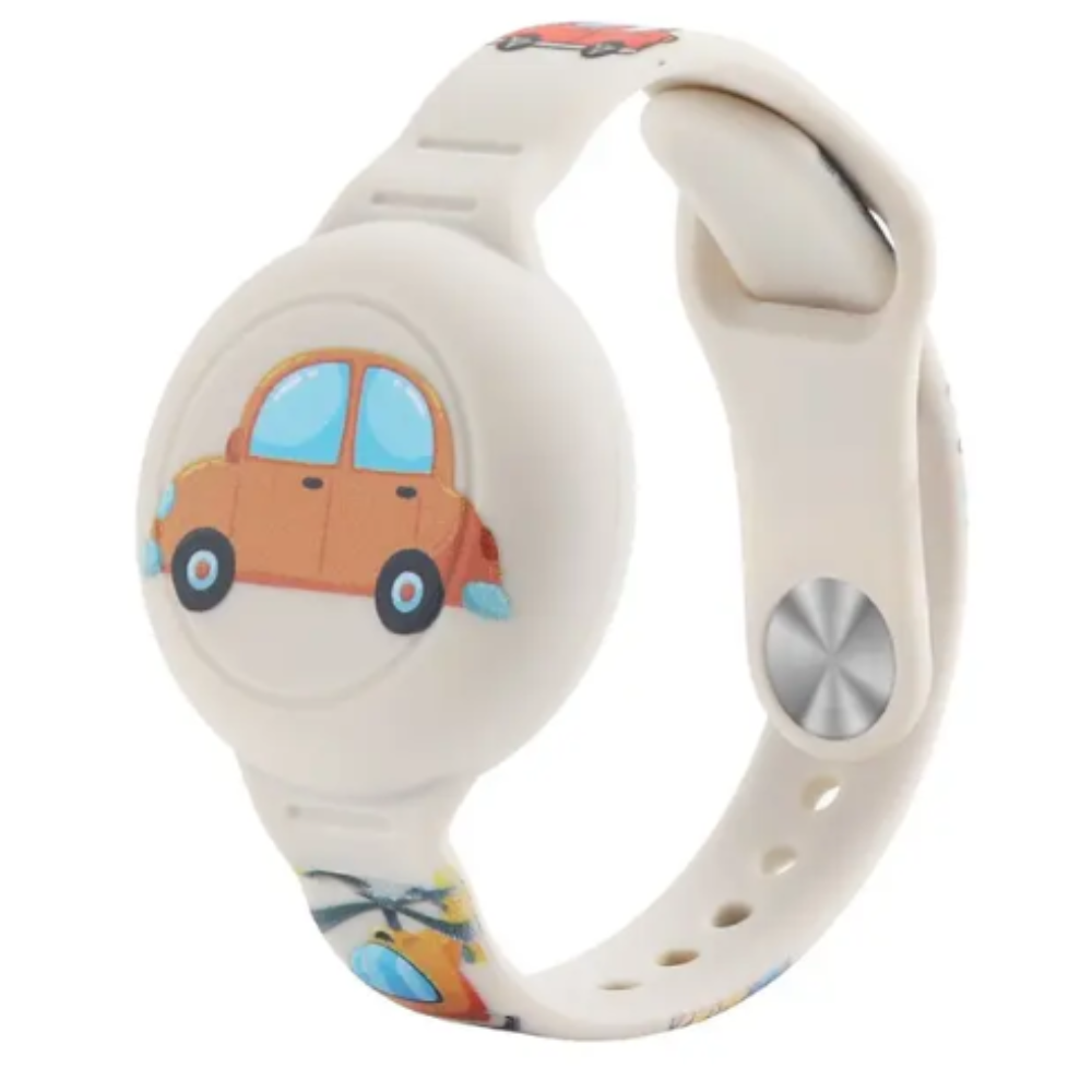 Kinderen Armband met Airtag Hoesje Dino Track