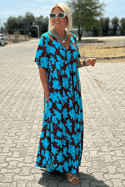 Dames Elegante Jurk Met Transparante Taillepartij