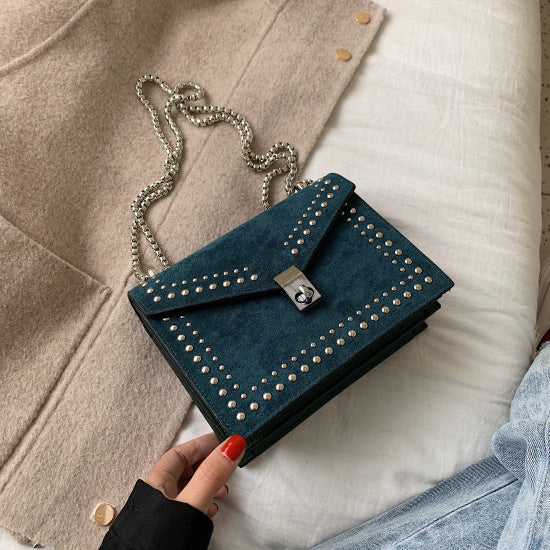 Dames Schoudertas Klein met Studs Trendy Design Leni