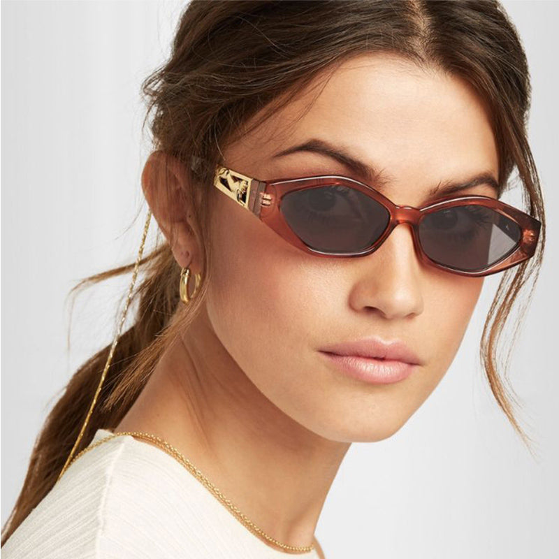 Dames Zonnebril Cat Eye Hoekig met Statement Pootjes