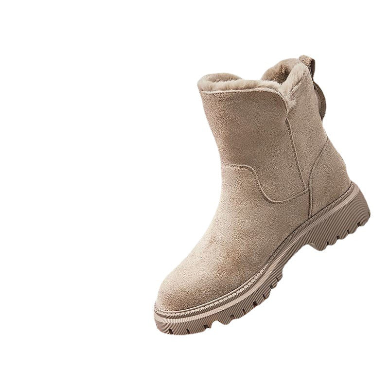Dames Winterlaarzen Gevoerd en Comfortabel met Rits