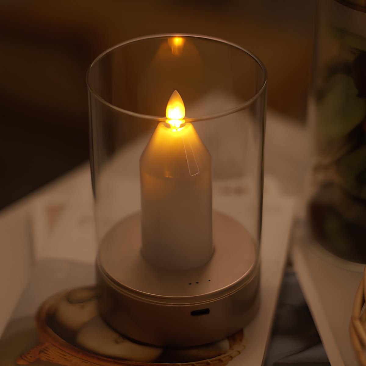 Draadloze LED Kaarslamp Dimbaar Warm Wit Licht