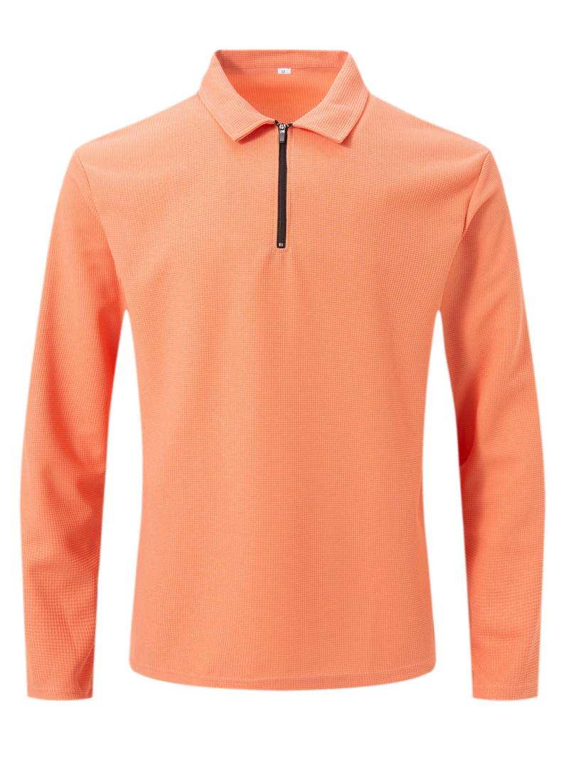 Lennox – Heren Wafelshirt met Lange Mouwen en V-Hals