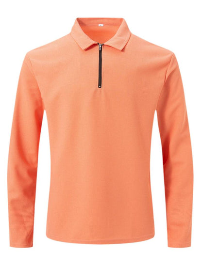 Lennox – Heren Wafelshirt met Lange Mouwen en V-Hals