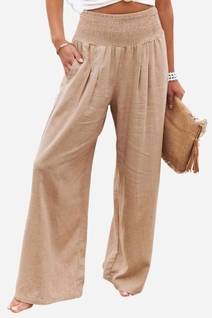 Velanora- Elegante en Comfortabele Palazzo Broek voor Vrouwen