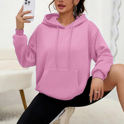 Dames Oversized Hoodie met Kangoeroezak Casual Basic
