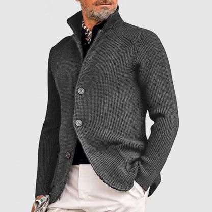 Stijlvol Herenvest met Opstaande Kraag – Comfort & Warmte