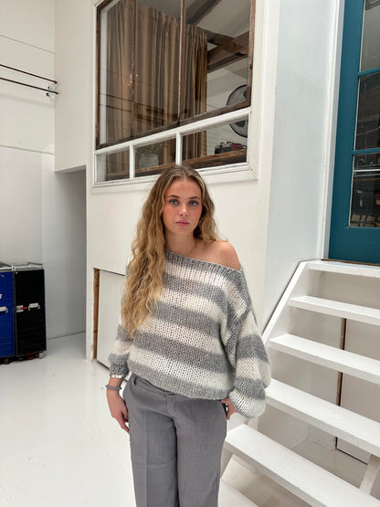 Gebreide Streeptrui voor Vrouw