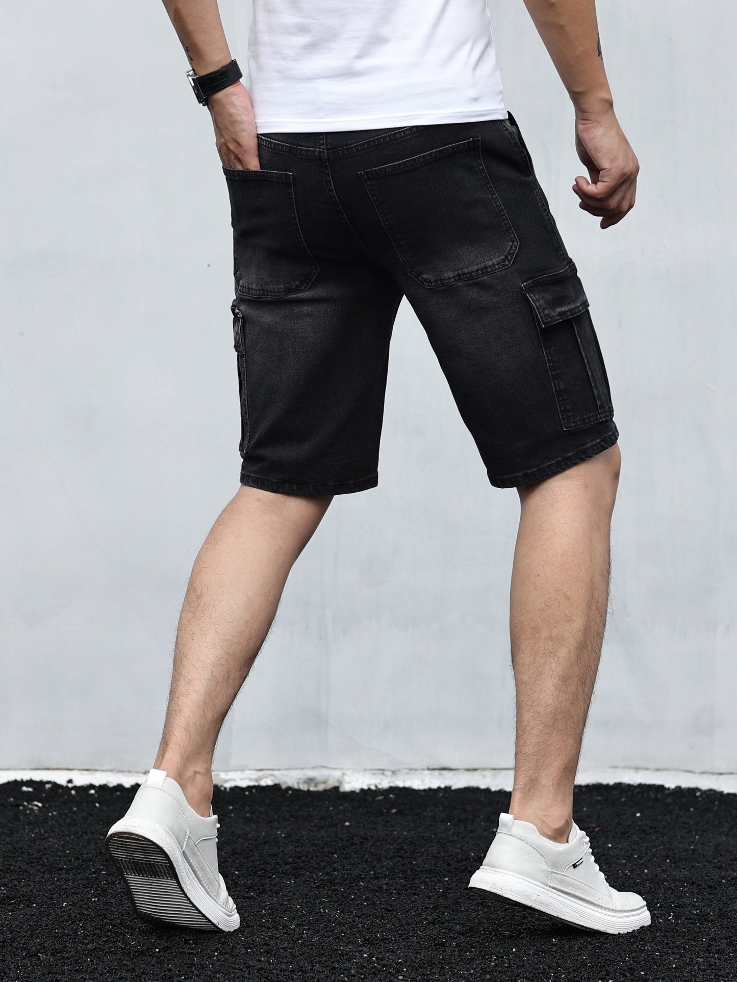 Heren Denim Cargo Shorts Giel Zomer Shorts