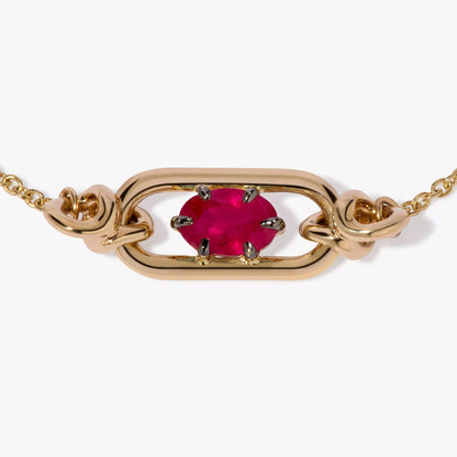 Goudkleurige Geboortesteen Armband voor Dames