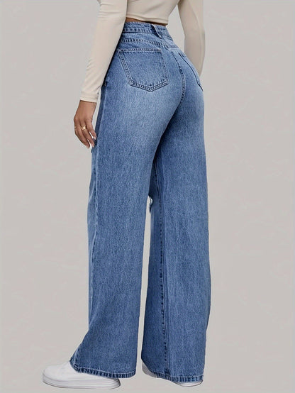 Dames Jeans met Grappige Hartjes en Kleurrijke Prints
