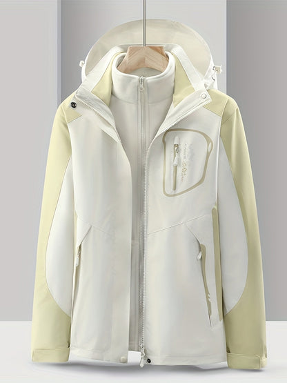 Waterdichte Jas 3-in-1 Regenjas voor Dames