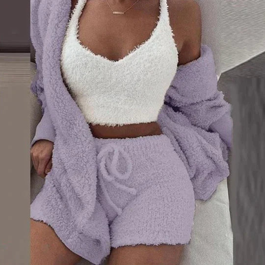 Loungecollectie 3-delig Zacht en Comfortabel