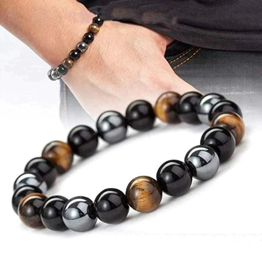 Kralen Armband met Triple Bescherming Stoer en Betekenisvol