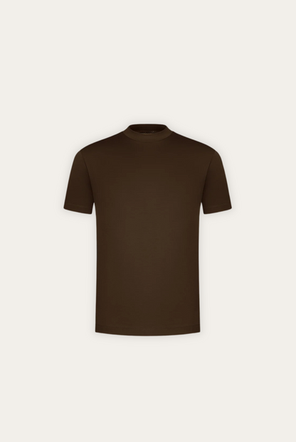 Heren T-shirt van Mercerise Katoen Stijlvol Zwart