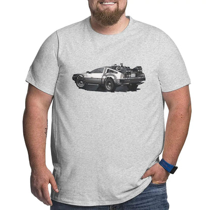 Delorean T-Shirt Back to the Future Klassiek voor Dames en Heren