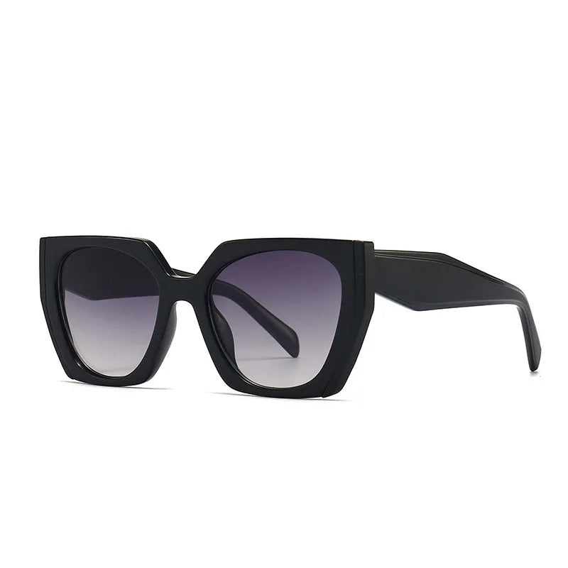 Vierkante Zonnebril Trendy Ivy Stijl