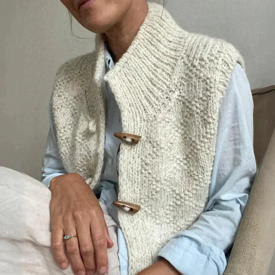 Damesvest Mouwloos Zomer Celeste Kleur