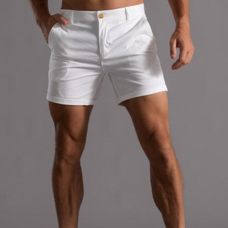 Chino Shorts Heren Slim Fit Zomerkleding