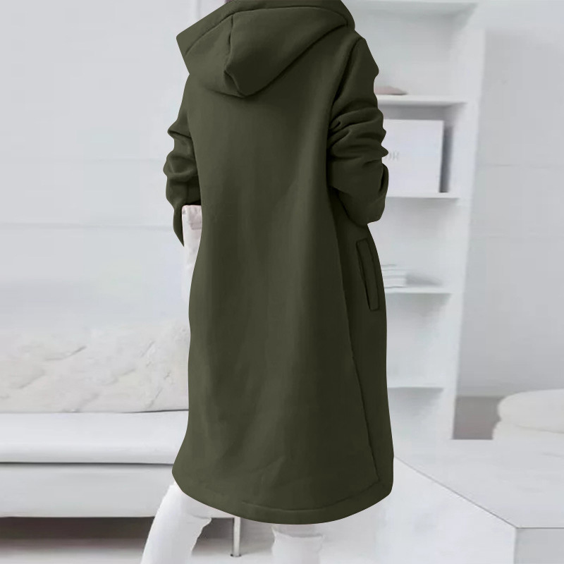 Damesjack Warm en Casual met Capuchon en Rits