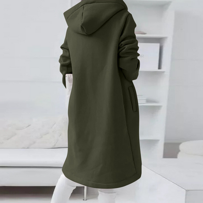 Damesjack Warm en Casual met Capuchon en Rits