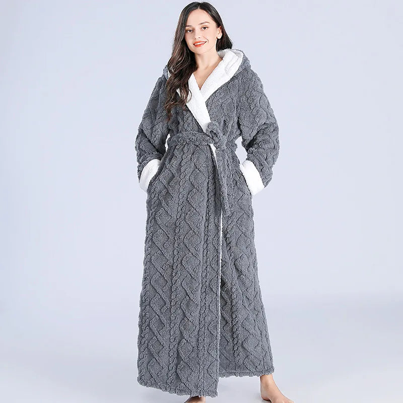 Badjas Dames Trendy Warme Senna