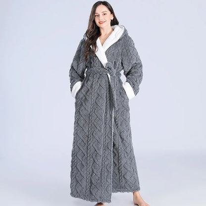 Badjas Dames Trendy Warme Senna