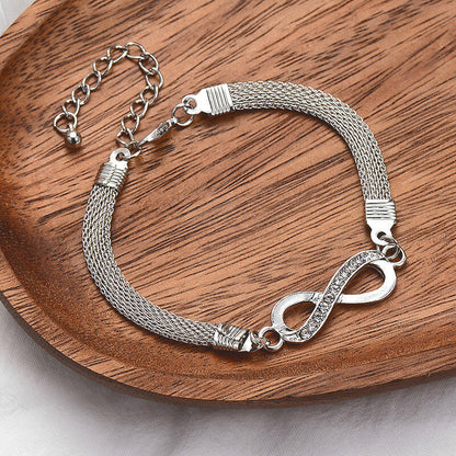 Zilveren Infinity Armband Elegante Sieraden