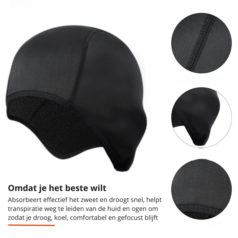 Warme Fietsshirt met Kap voor Fietsen Buiten