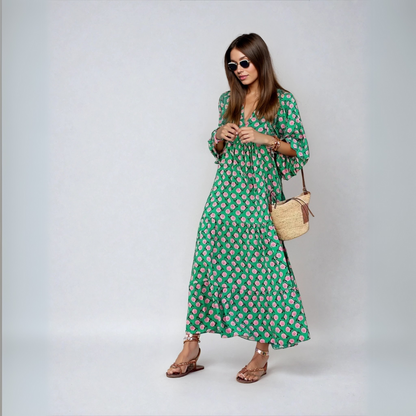 Dames Maxijurk Katoen Boho Stijl - Mode Vibes
