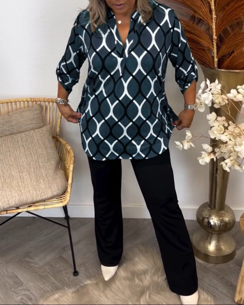 Dames Blouse Casual Lange Mouwen