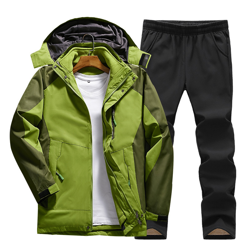 3-in-1 Outdoor Set voor Dames – Wind- & Waterdicht met Afneembare Fleecejas
