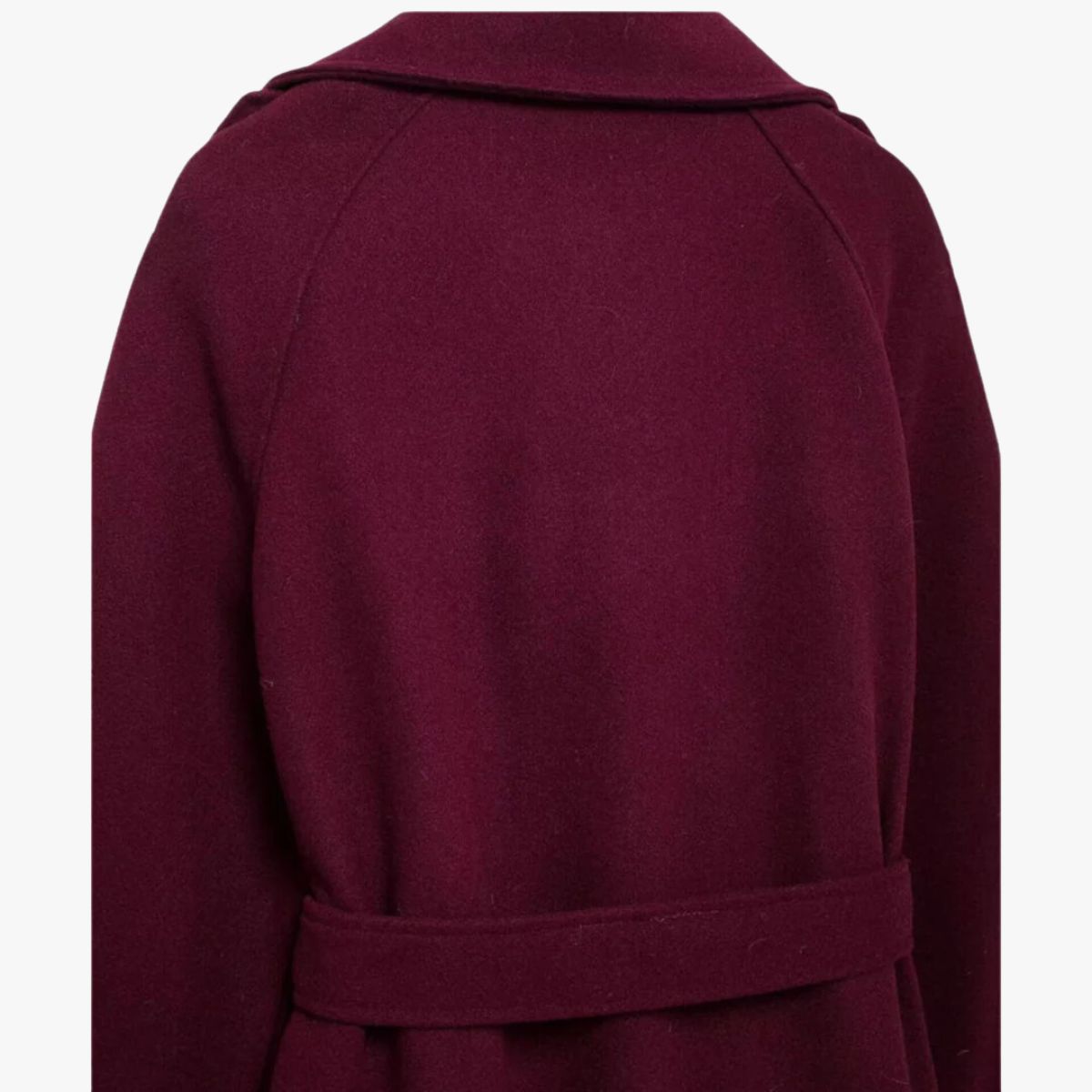 Trenchcoat Bordeaux Rood met Ceintuur voor Vrouw