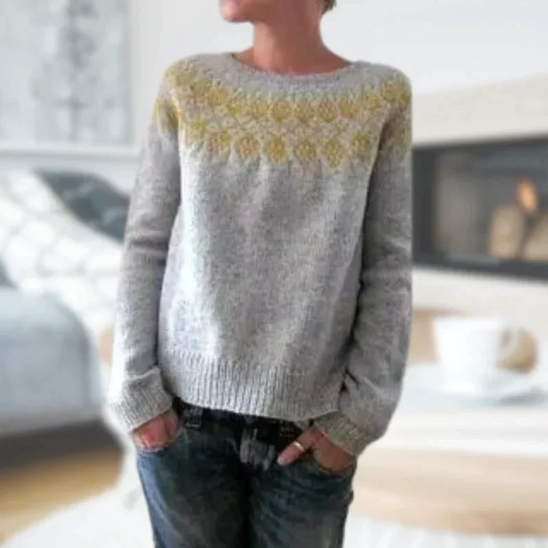 Trendy Trui Gezellig Zacht Warme Wintertrui