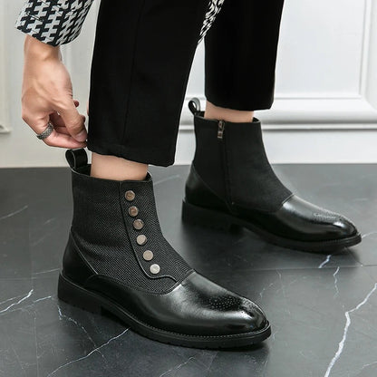 Leren Laarzen Heren Luxe Kwaliteit Levi's Stijl