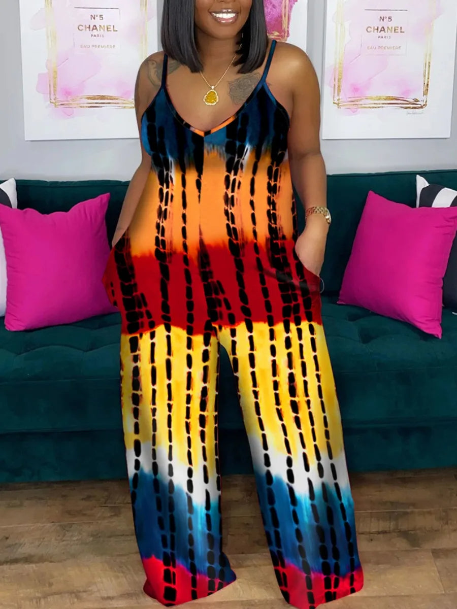 Plus Size Jumpsuit Zomers Trendy Jurk Model