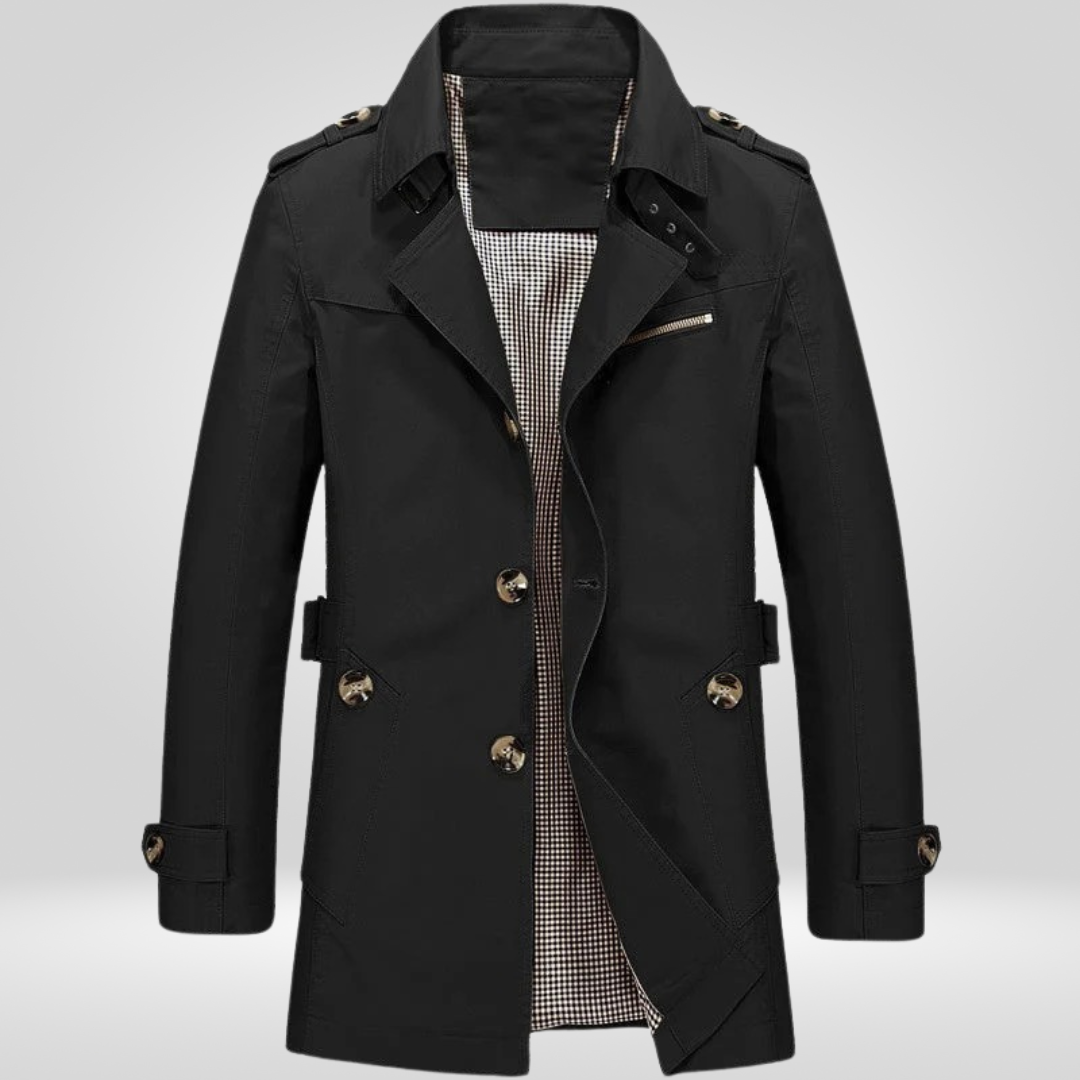 Heren Trenchcoat Waterdicht en Winddicht voor Heren