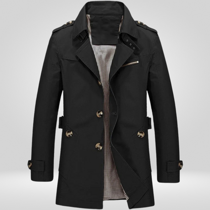 Heren Trenchcoat Waterdicht en Winddicht voor Heren