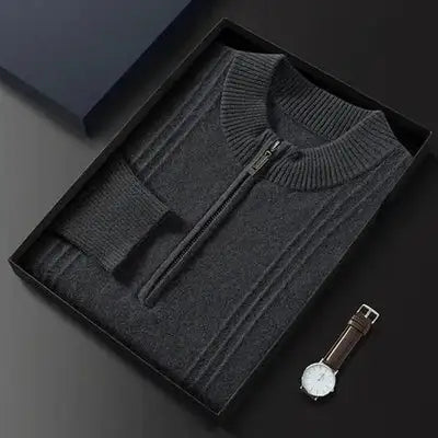 Herentrui Met Halve Rits Warm en Casual